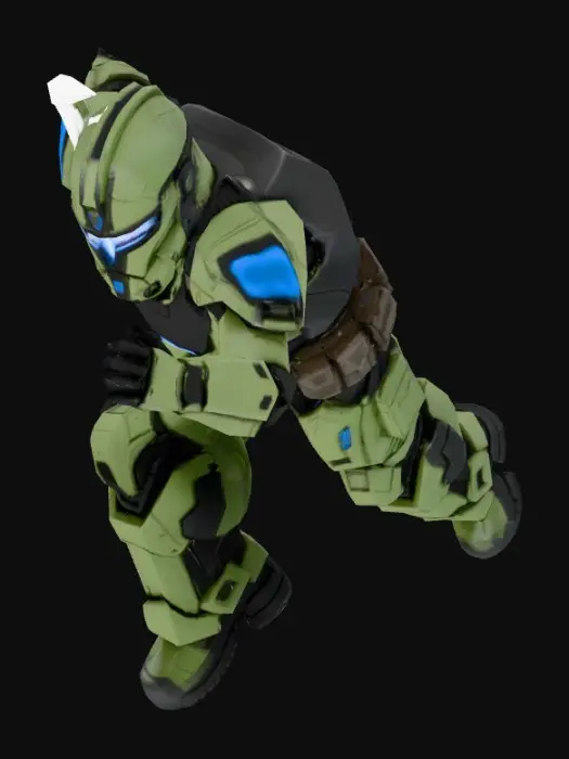 3D model for Armored Guardian