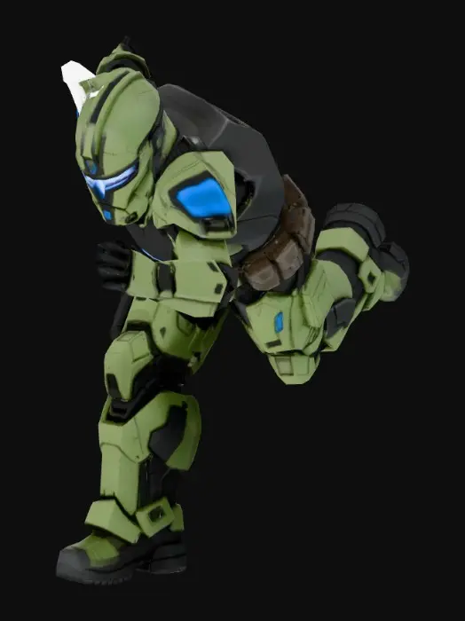 3D model for Armored Guardian