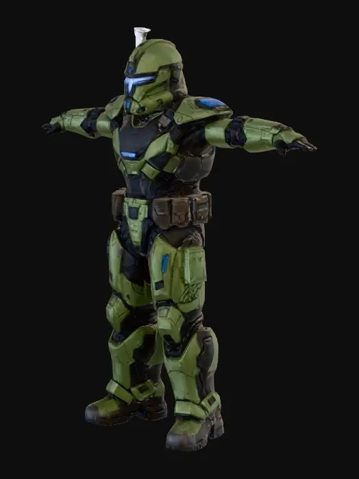 3D model for Armored Guardian