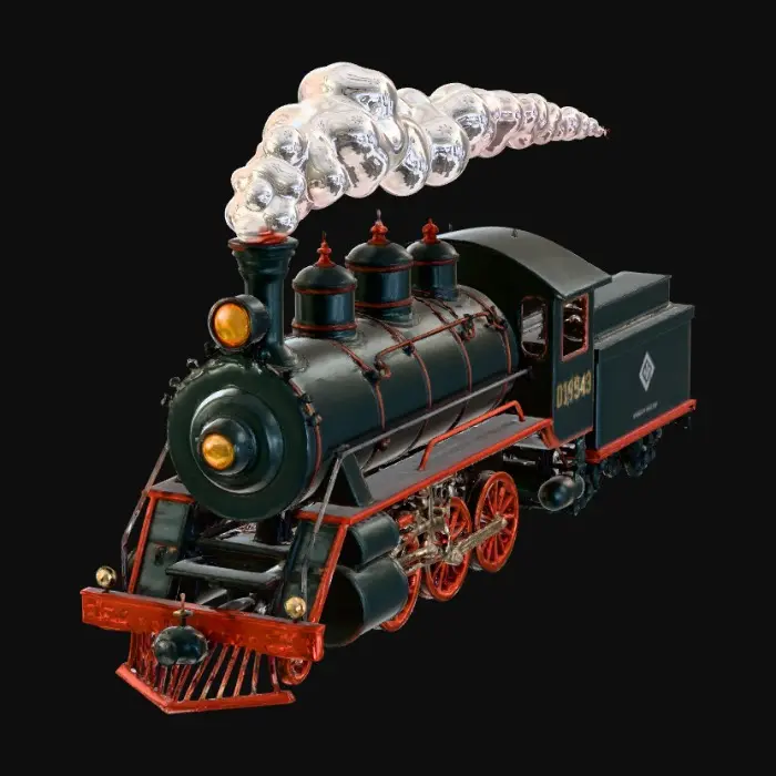 3D model for Steam Loco Under the Moon