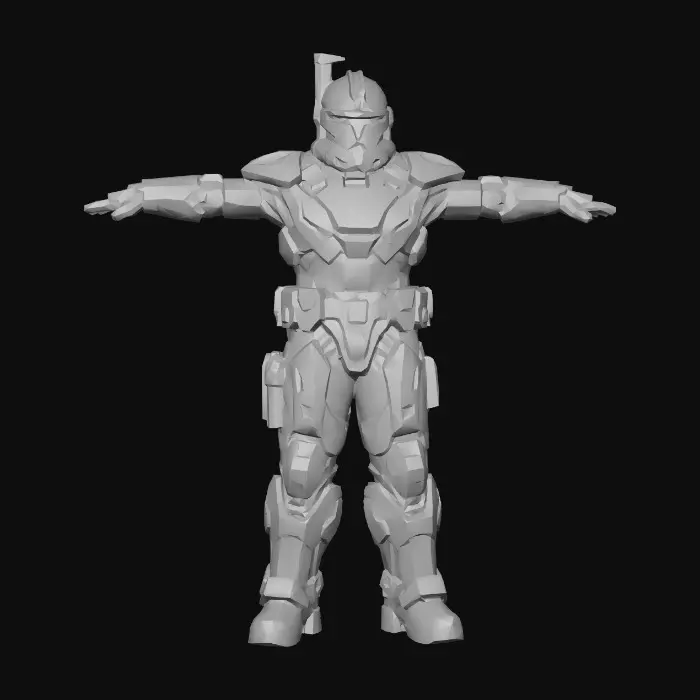 3D model for Armored Guardian
