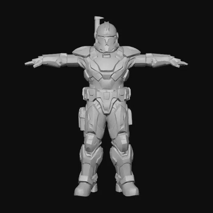 3D model for Armored Guardian