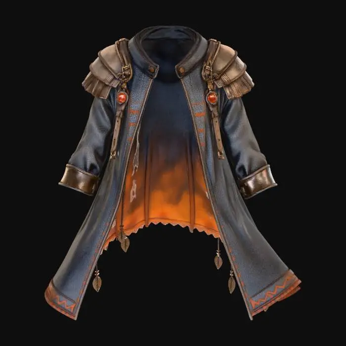3D model for Mystic Traveler's Coat
