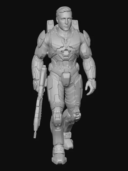 3D model for Spartan Warrior