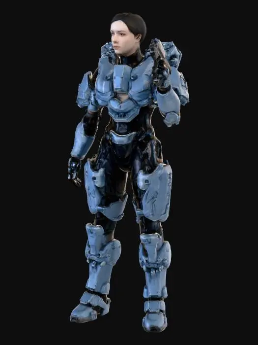 3D model for Spartan Cortana