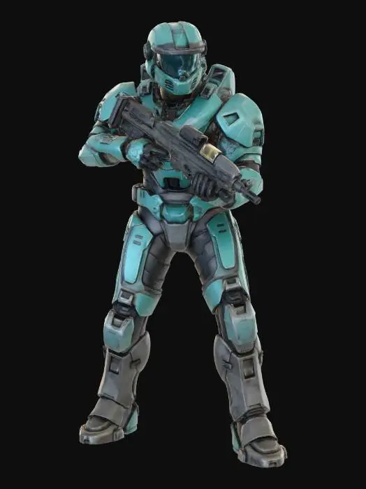 3D model for Halo Spartan