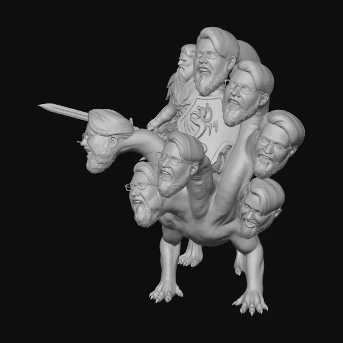 3D model for Howell riding Howell Hydra