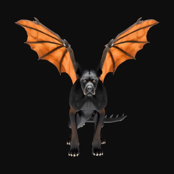 3D model for I need a cross between an English mastiff and a dragon