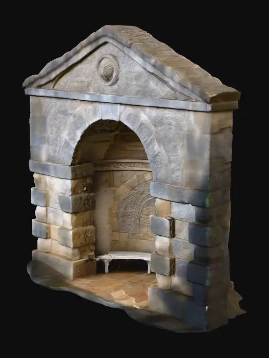 3D model for Stone Archway Shrine