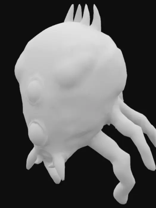 3D model for Flesh homunculus tick