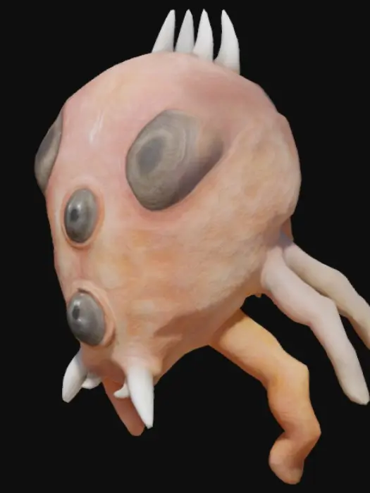 3D model for Flesh homunculus tick