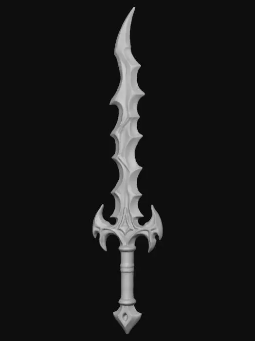 3D model for blade of a thousand chaotic sinners