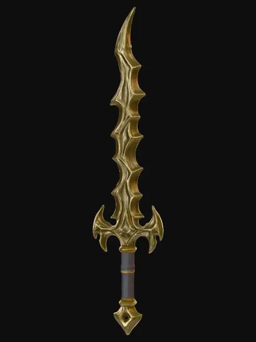 3D model for blade of a thousand chaotic sinners