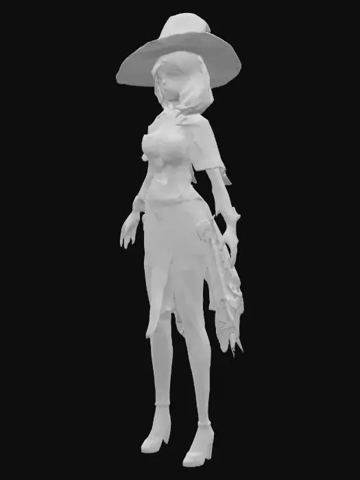 3D model for Mystic Sorceress