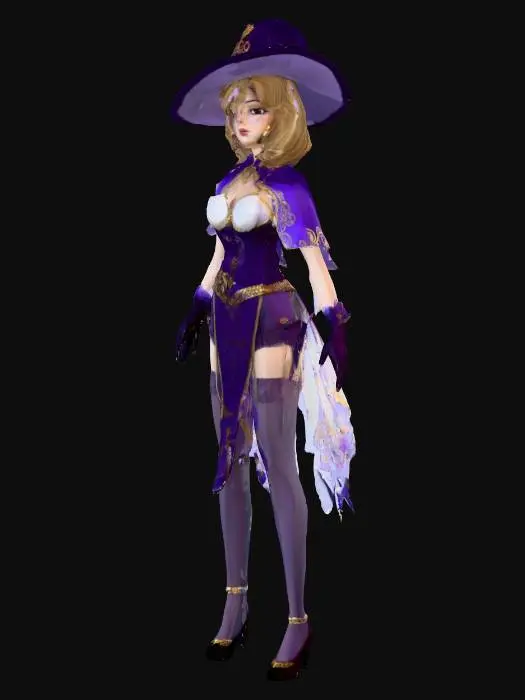3D model for Mystic Sorceress