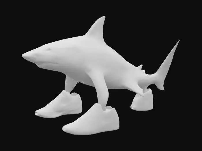 3D model for Tralalero Tralala