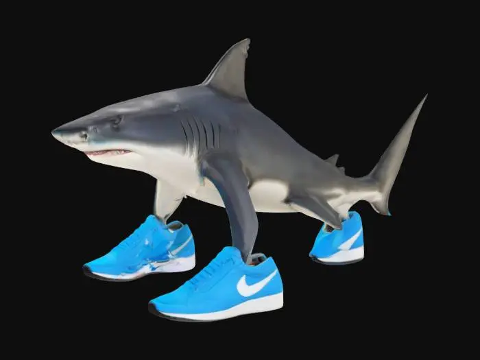 3D model for Tralalero Tralala