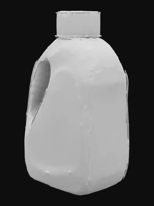 3D model for Detergent Bottle Illustration HDPE