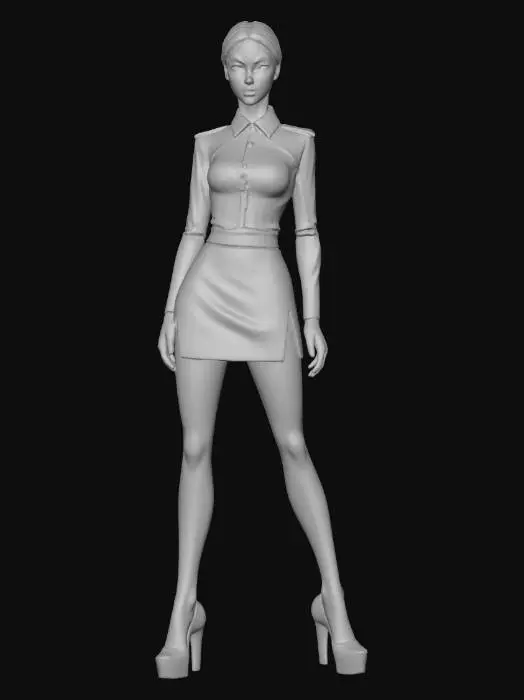 3D model for Fashion Style Illustration