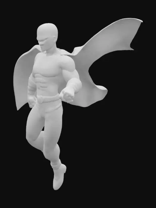 3D model for One Punch Man