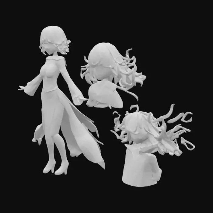 3D model for Tatsumaki