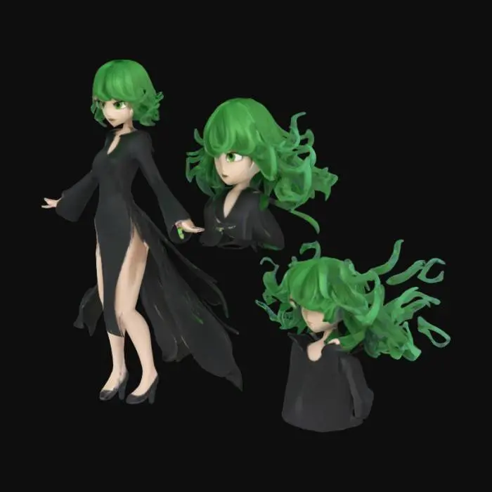 3D model for Tatsumaki