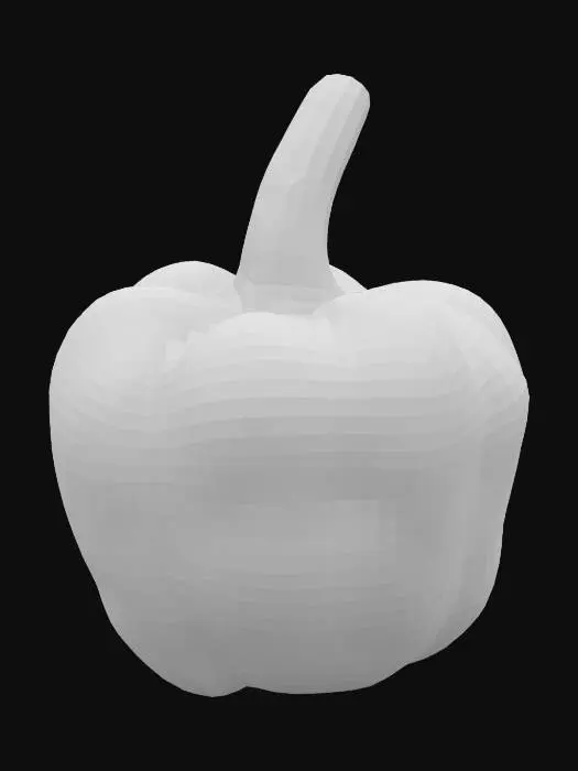 3D model for Golden Pepper Illustration