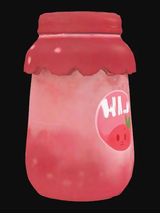 3D model for Strawberry Milk Delight