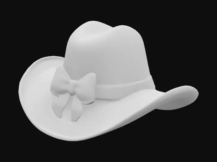 3D model for Cowgirl hat