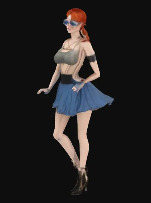 3D model for Sunglasses Glamour