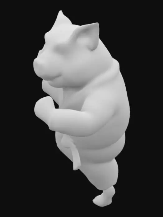 3D model for Karate Pig