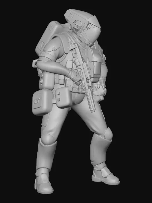 3D model for Marathon Runner