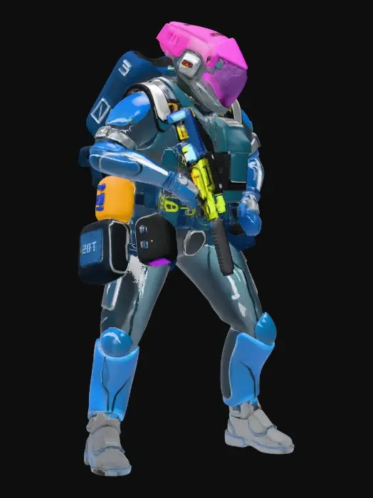 3D model for Marathon Runner