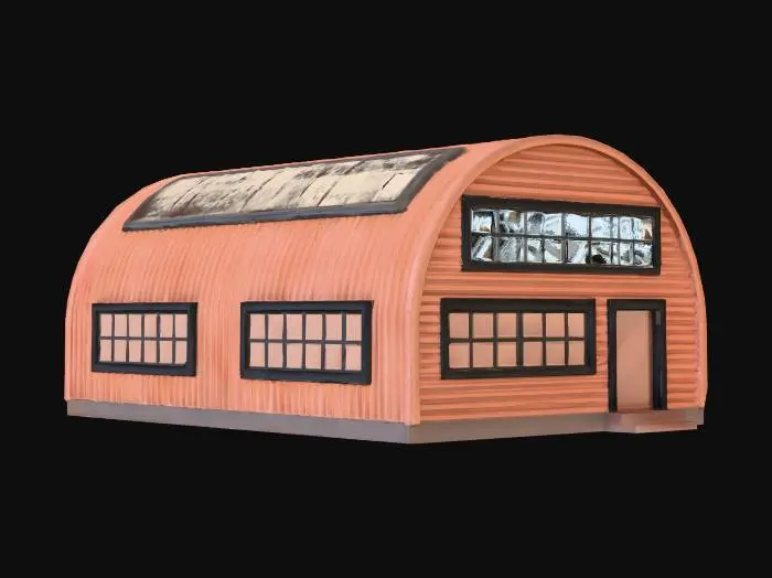3D model for Desert Quonset Dwelling