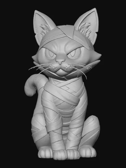 3D model for Mummified Cat
