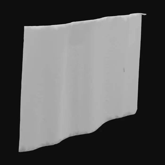 3D model for a wavy scrap steel sheet