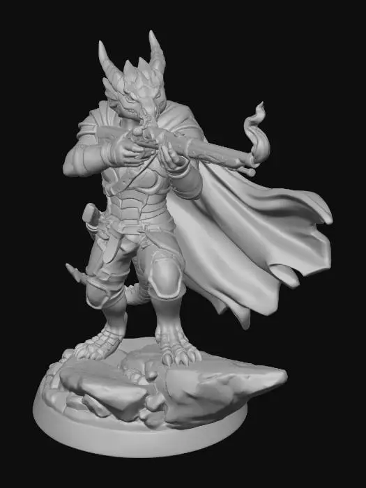 3D model for Bronze Drake Sharpshooter