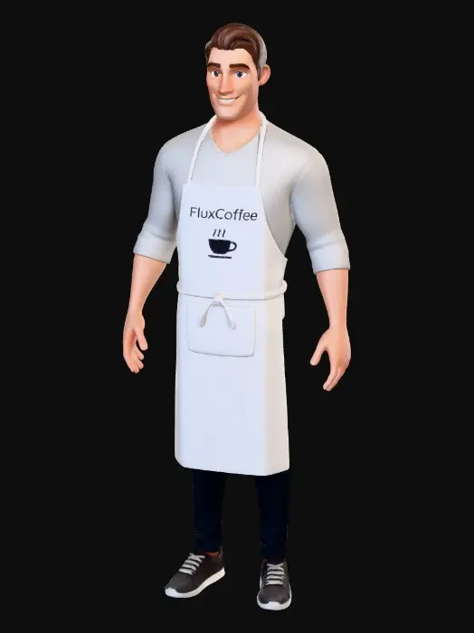 3D model for FluxCoffee Barista