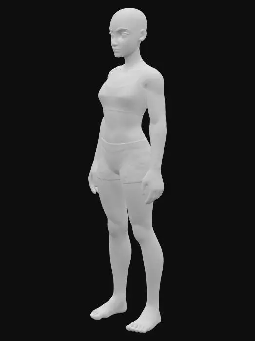 3D model for Base Female Model