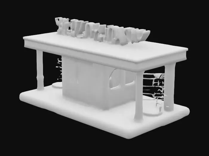 3D model for Europa Park Entrance Model