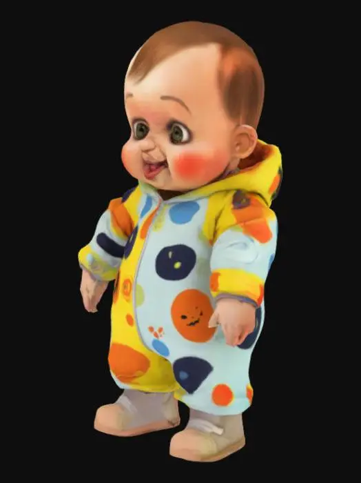 3D model for a big, fat scary toddler