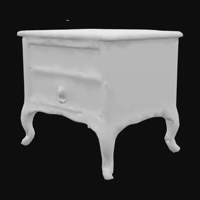 3D model for antique mahogany drawer