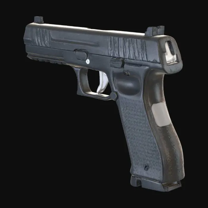 3D model for pistol