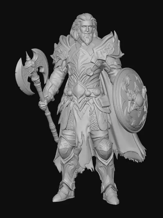 3D model for Warrior of the Highlands