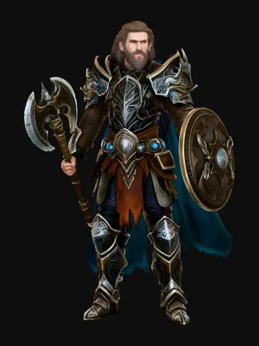 3D model for Warrior of the Highlands