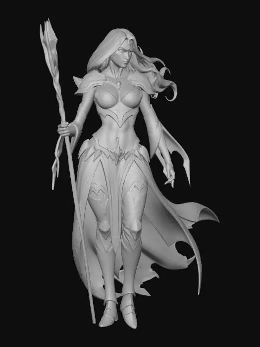 3D model for Dark Sorceress