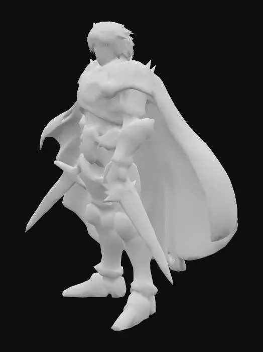 3D model for Kane (Unmasked) Shining Force