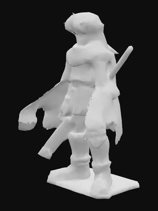 3D model for Max The Swordsman