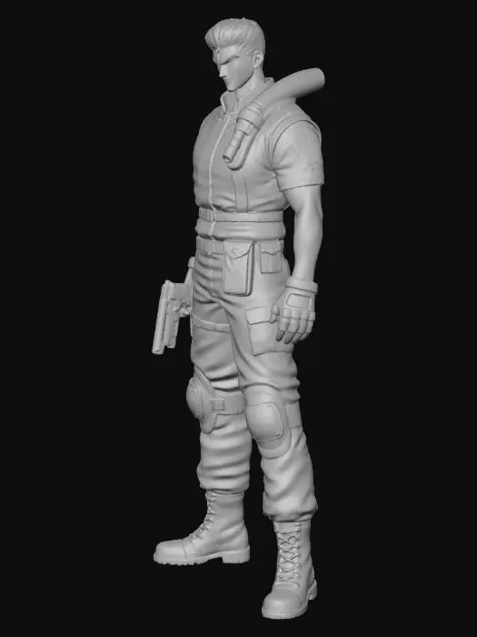 3D model for Chris Redfield (S.T.A.R.S.)