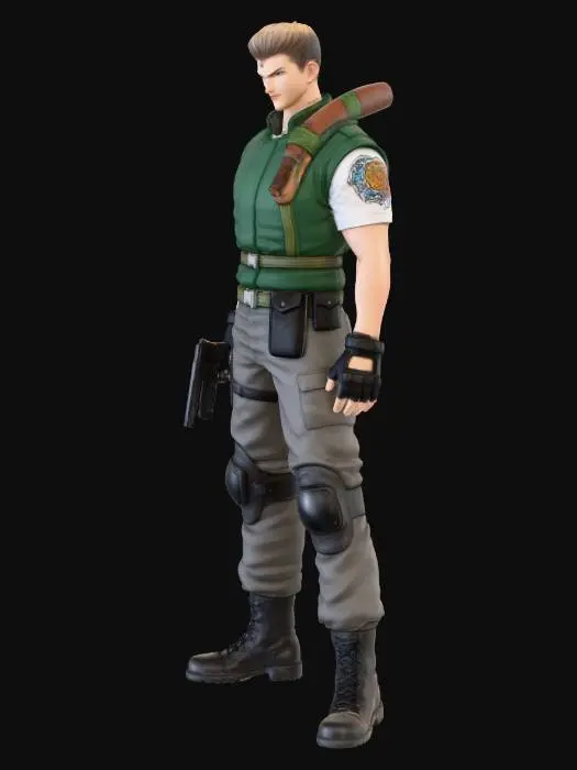 3D model for Chris Redfield (S.T.A.R.S.)